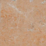 Warm rosa marble surface with natural veining